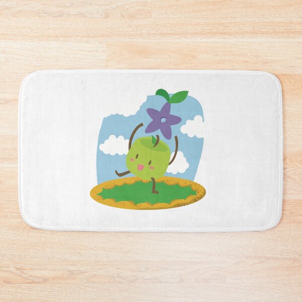 Item preview, Junimo Stardew Valley Hand Drawn Art | Stardrop | Gamer Gift | Cute Kawaii Green Apple designed and sold by KarliMakesStuff.