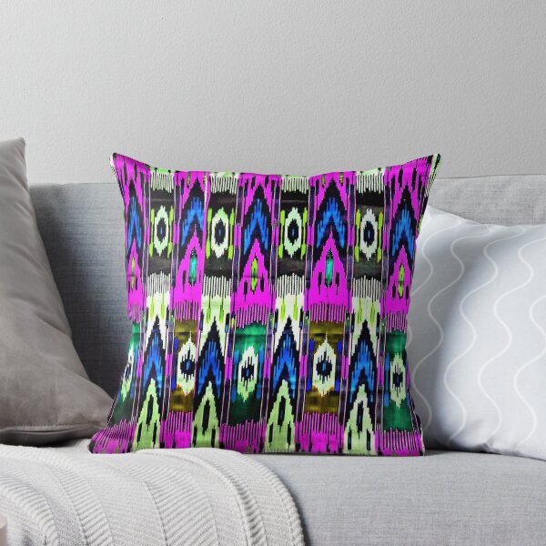 Item preview, The beams Uzbek ikat classical called atlas pattern designed and sold by LeFabriqueOuz.