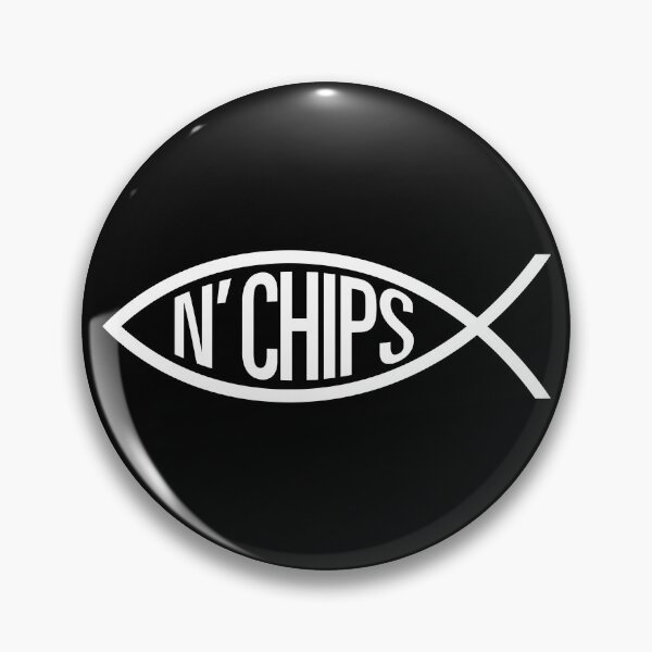 Item preview, Jesus Fish N' Chips Ichthys designed and sold by ThreeLeggedDane.