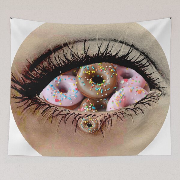 Item preview, a painted eye with doughnuts inside designed and sold by DanaIrik.