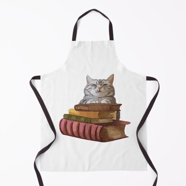 Item preview, Cat and Books designed and sold by Brittany  Schoolmeester.