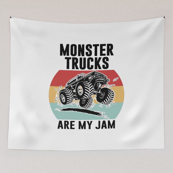 Item preview, Monster Trucks Are My Jam designed and sold by print hasan.