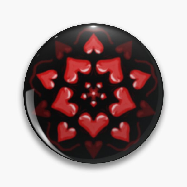 Aperçu de l'œuvre Coeurs d'amour dans le noir créée et vendue par ScarletPanda.
