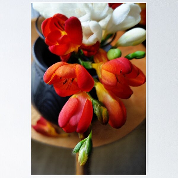 Item preview, pot with freesias designed and sold by feiermar.