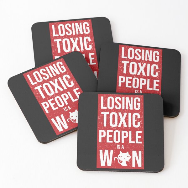 Item preview, Losing Toxic People is a Win - Funny Cat - Motivational Quote designed and sold by zicutza.
