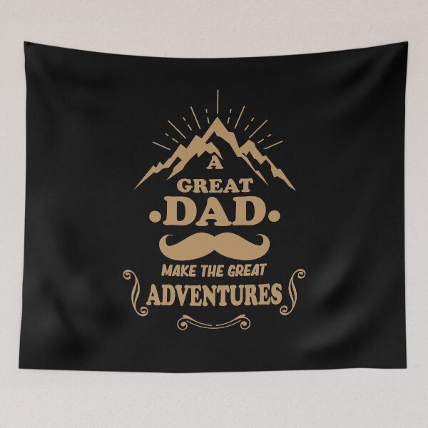 Item preview, A Great Dad Make The Great Adventures Hiking Father's Day designed and sold by wtfbba.