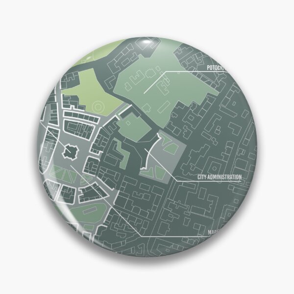 Item preview, Ivano-Frankivsk. City center pedestrian zone boundaries designed and sold by Fedir Gontsa.