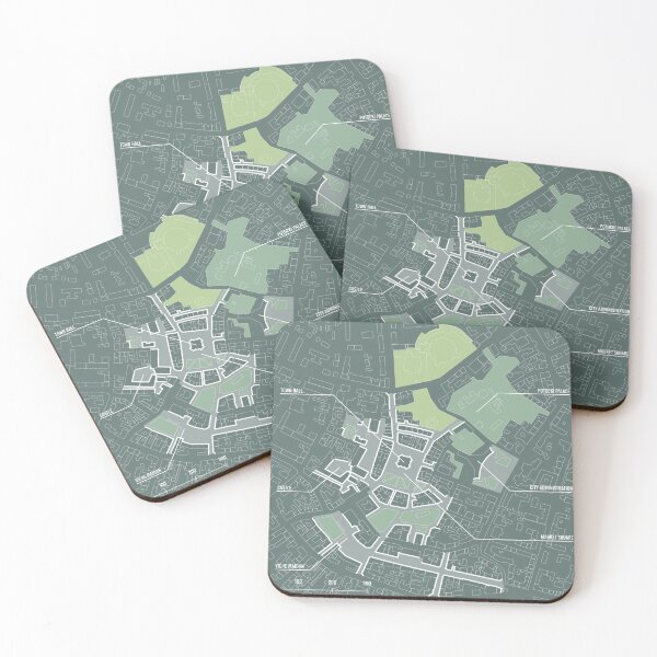 Item preview, Ivano-Frankivsk. City center pedestrian zone boundaries designed and sold by Fedir Gontsa.
