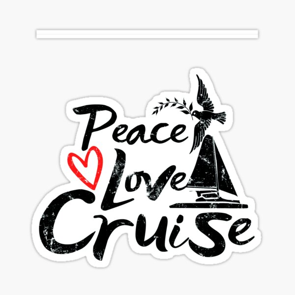 Peace Love Bomb Party - Custom Cruise Wear