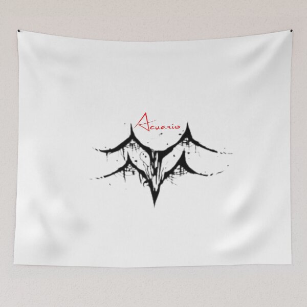 Item preview, tribal aquarius zodiac sign designed and sold by MirallesDiGital.