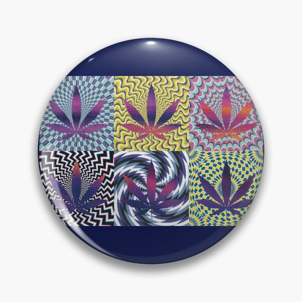 Artikelvorschau, Pot Leaf Pop Art with Retro Colorful Psychedelic Spirals with Glittery Pot Leaves entworfen und verkauft von YomeHayin.