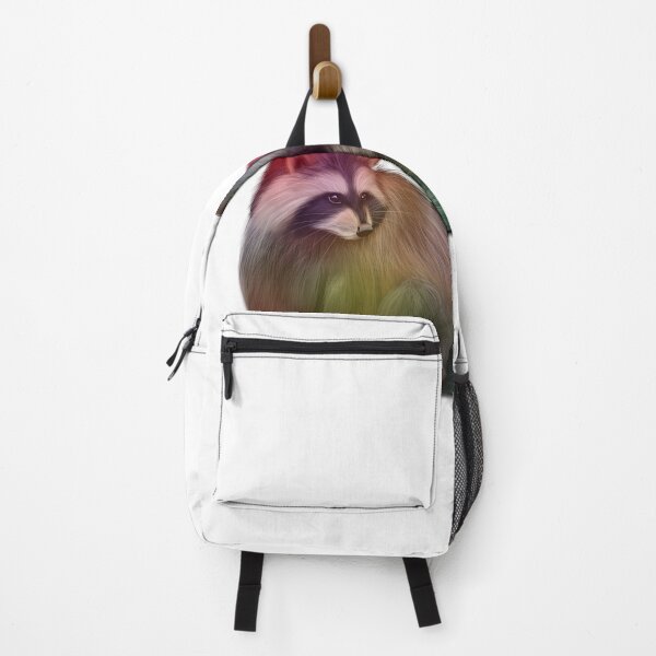 Item preview, Rainbow raccoon designed and sold by Colonels Basement.