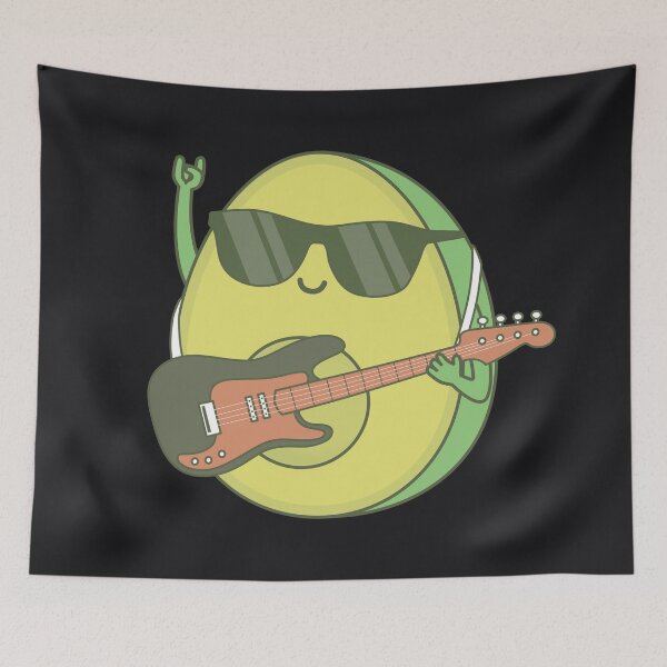 Item preview, Cool Avocado Guitarist designed and sold by ttttee.