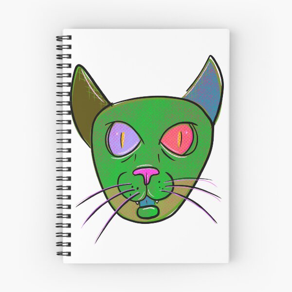 Item preview, Weird green cat designed and sold by Colonels  Basement.
