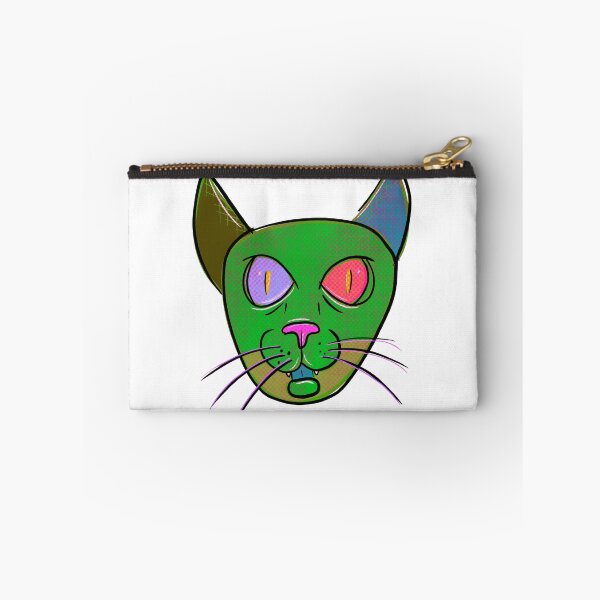 Item preview, Weird green cat designed and sold by Colonels  Basement.