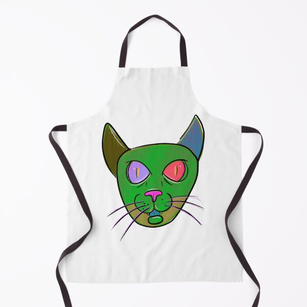 Item preview, Weird green cat designed and sold by Colonels  Basement.