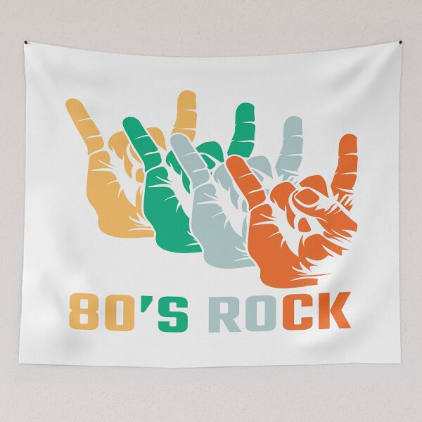 Artikelvorschau, Rock der Achtziger Jahre - Diversity Multi-Color Handso - Retro der 1980er Jahre entworfen und verkauft von davidmurtagh.