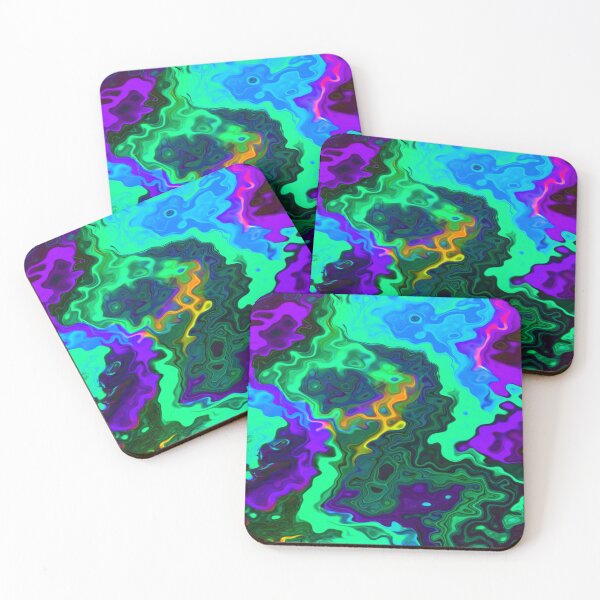 Item preview, Melted lava blue green black designed and sold by TheRightHonMP.