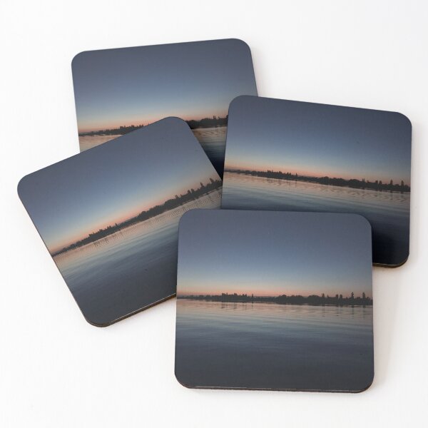 Item preview, Calm dark sunset with stars designed and sold by Suzielie.