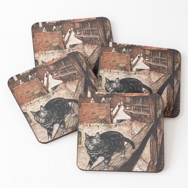 Item preview, Arthur Rackham - Hansel and Grethel and Other Tales Book Illustration Cat designed and sold by Patricia Johnston.