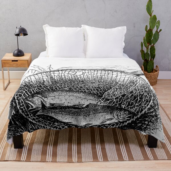 Item preview, Two fishes caught in a net designed and sold by MaxManN1.