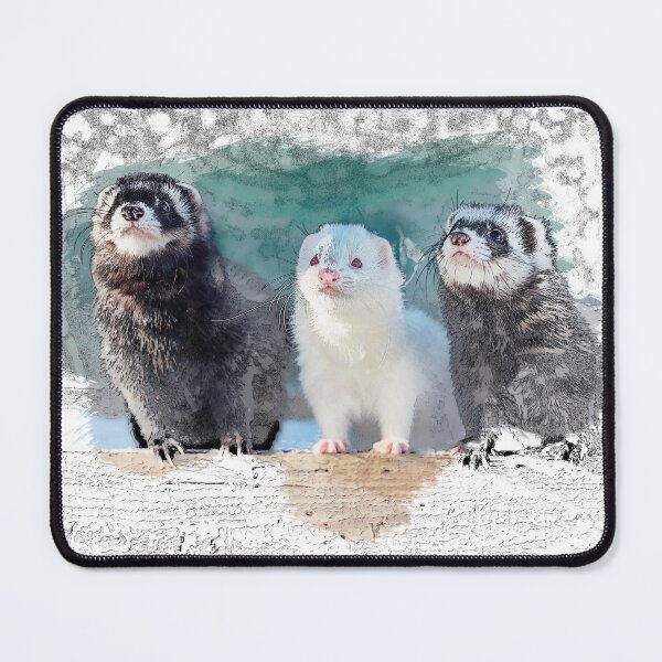 Item preview, Three Ferrets Digital Pencil designed and sold by PurpleBluesPets.