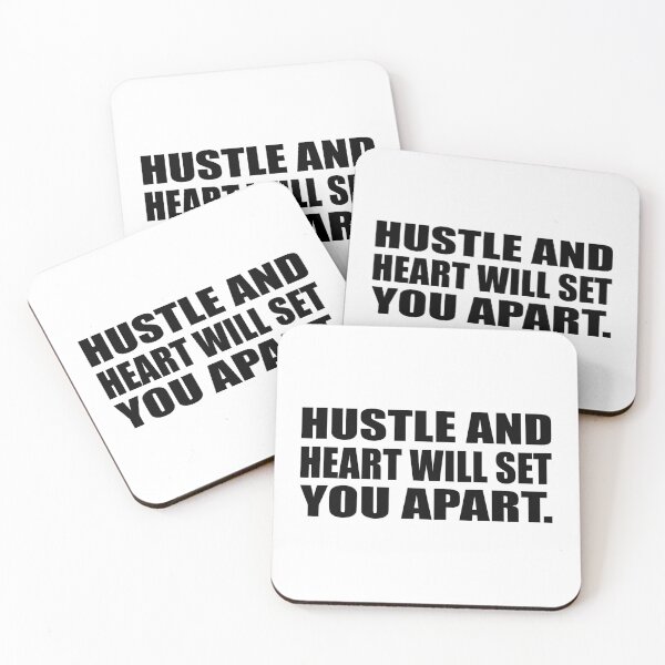 Item preview, Hustle and heart will set you apart designed and sold by Colorfulandfun.