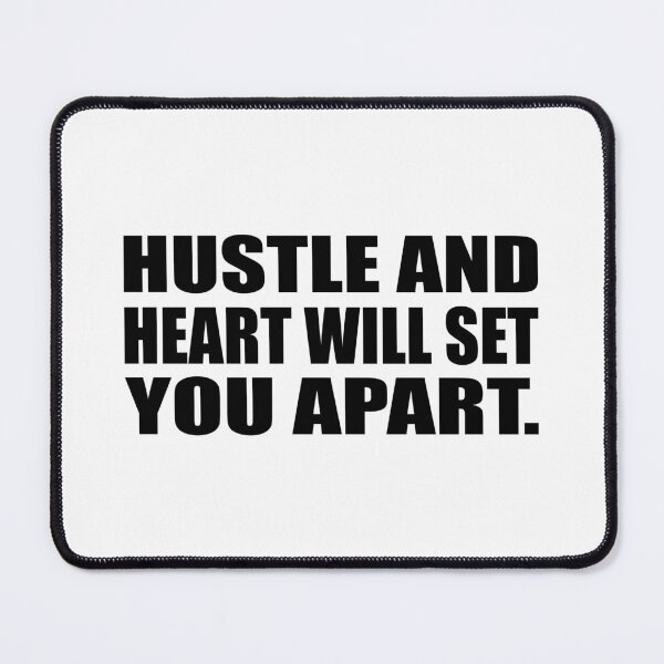 Item preview, Hustle and heart will set you apart designed and sold by Colorfulandfun.
