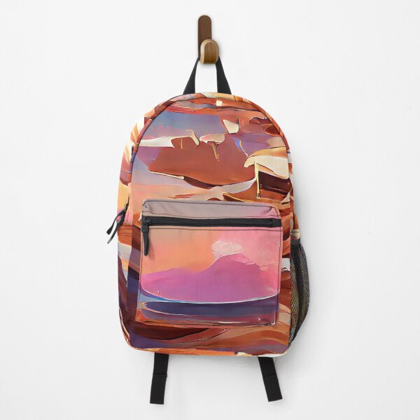 Item preview, Crashing waves with pink and orange colours designed and sold by janesg.