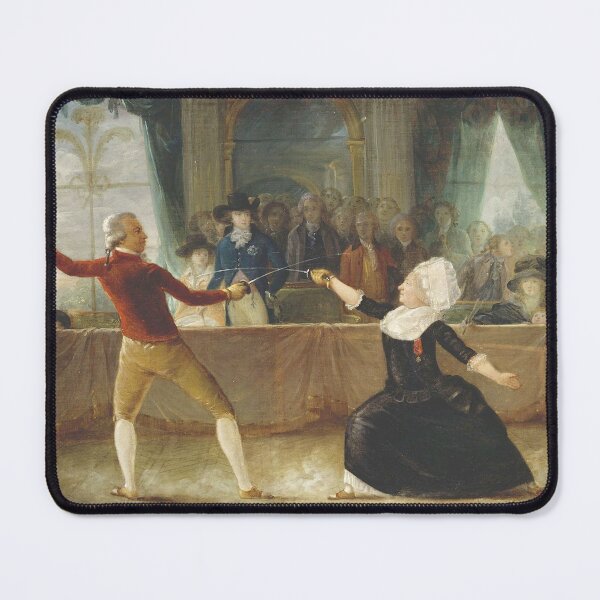Item preview, Fencing match by Abbé Alexandre-Auguste Robineau - Vintage Art designed and sold by RickE.