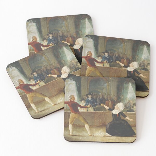 Item preview, Fencing match by Abbé Alexandre-Auguste Robineau - Vintage Art designed and sold by RickE.