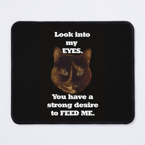 Artikelvorschau, Hypnotic Cat Eyes. With text. entworfen und verkauft von MindTravel.