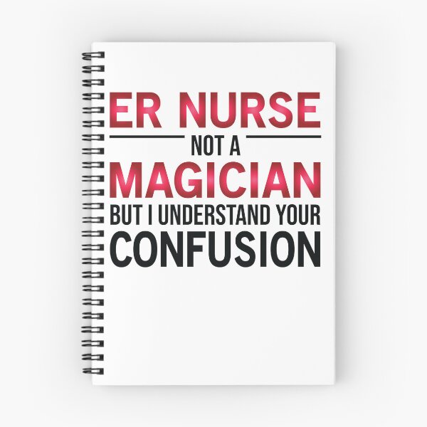 Item preview, Funny ER Nurse Not A Magician designed and sold by woodesigner.