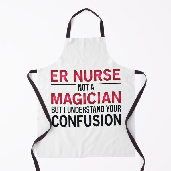 Item preview, Funny ER Nurse Not A Magician designed and sold by woodesigner.