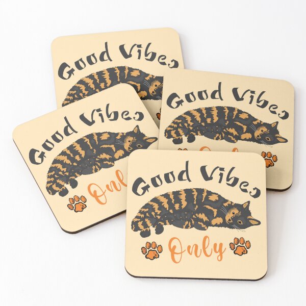 Item preview, Good Vibes Only Cat's   designed and sold by TheBigShop1.