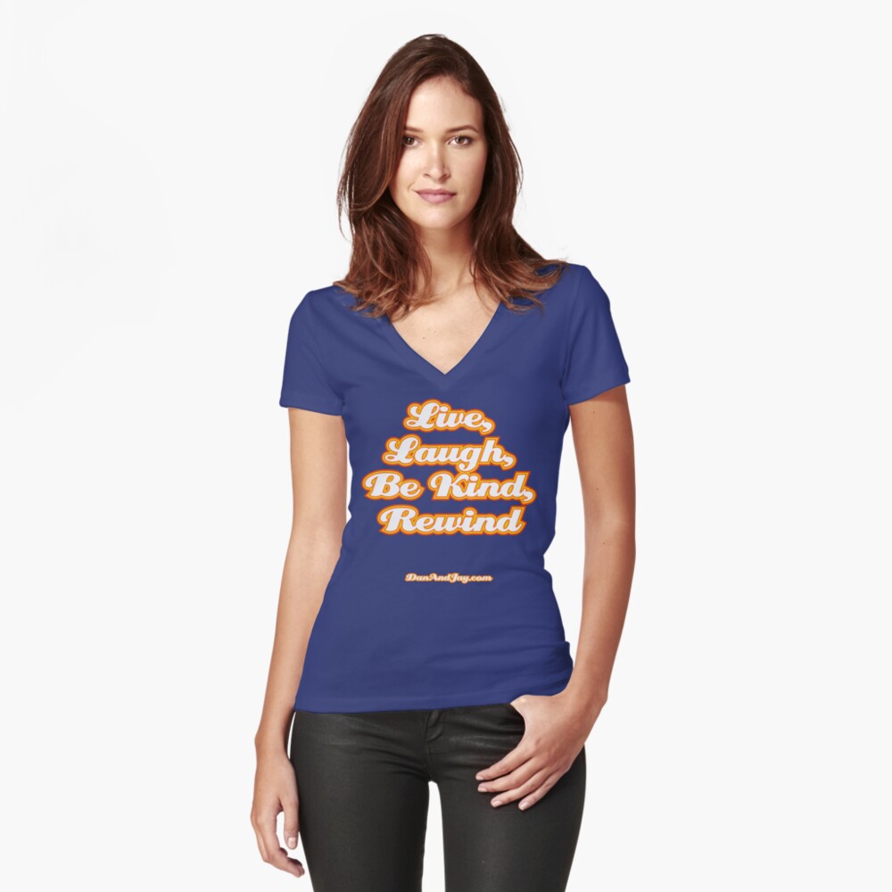 Item preview, Fitted V-Neck T-Shirt designed and sold by stolendress.