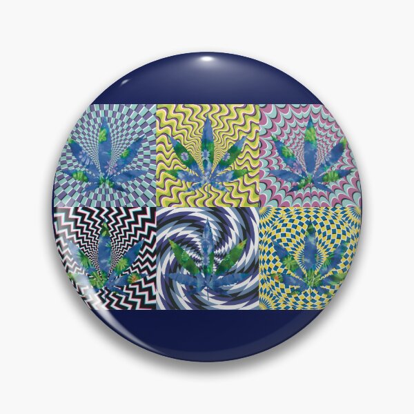 Artikelvorschau, Pot Leaf Pop Art with Retro Colorful Psychedelic Spirals with Tie-Dye Pot Leaves entworfen und verkauft von YomeHayin.