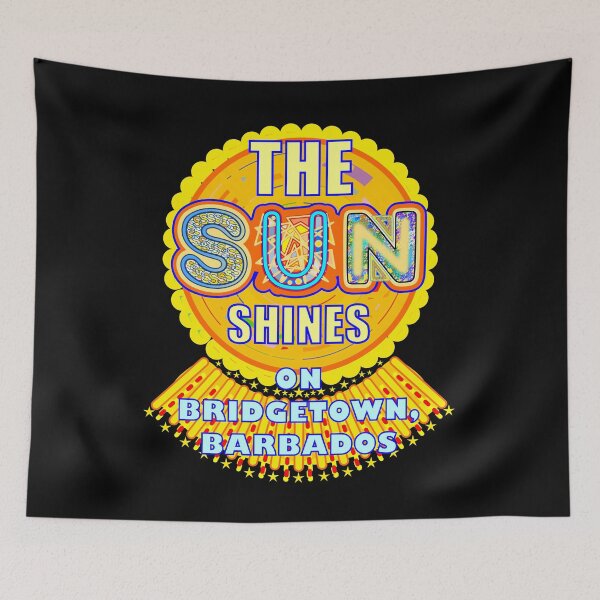 Item preview, Bridgetown Sun brilla en Barbados Artful Sunshine designed and sold by artfulnotebook.