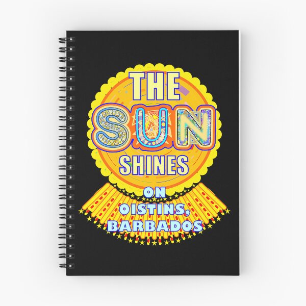 Item preview, Oistins Sun Shines On Barbados Artful Sunshine designed and sold by artfulnotebook.