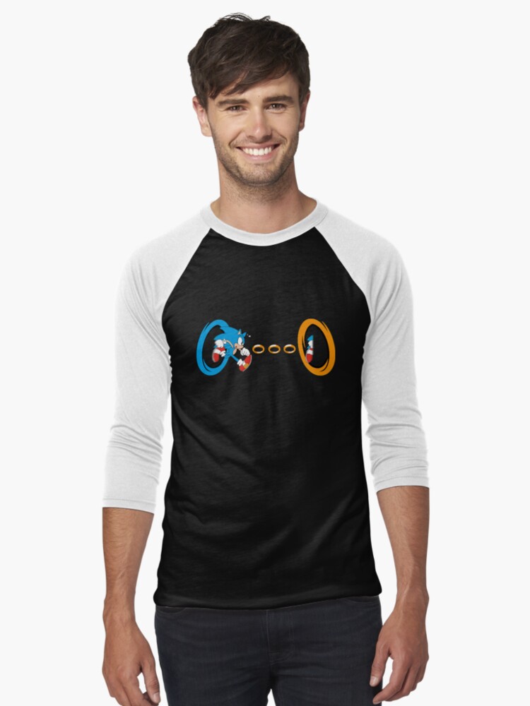 Thumbnail 1 of 3, Baseball ¾ Sleeve T-Shirt, PORTAL HEDGEHOG designed and sold by lussqueittt08.
