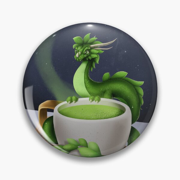 Item preview, Matcha tea dragon designed and sold by DigitalCloud.