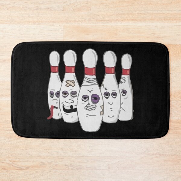 Item preview, BEAT UP BOWLING PINS - FUNNY BOWLING designed and sold by mrainstream.