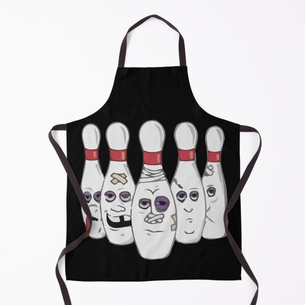 Item preview, BEAT UP BOWLING PINS - FUNNY BOWLING designed and sold by mrainstream.
