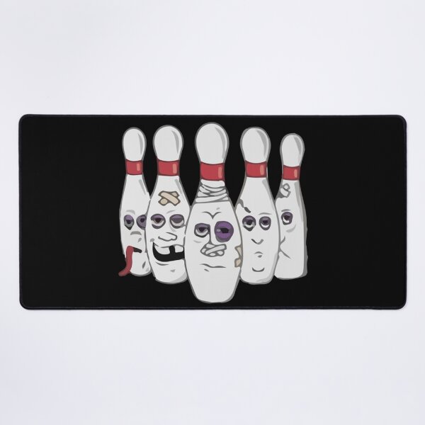 Item preview, BEAT UP BOWLING PINS - FUNNY BOWLING designed and sold by mrainstream.