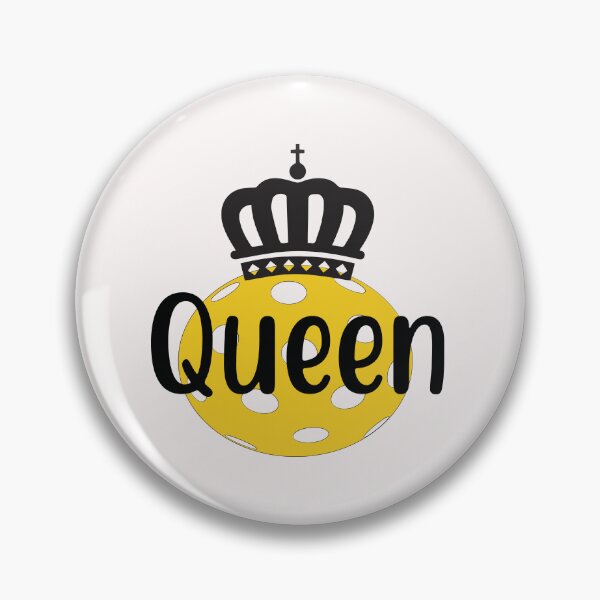 Item preview, Queen - Pickleball Yellow designed and sold by Coop & Company Designs.