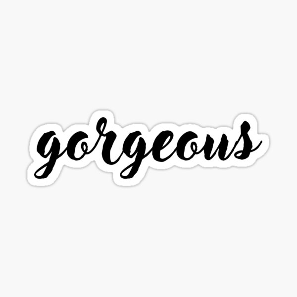 gorgeous-word-lettering-royalty-free-vector-image