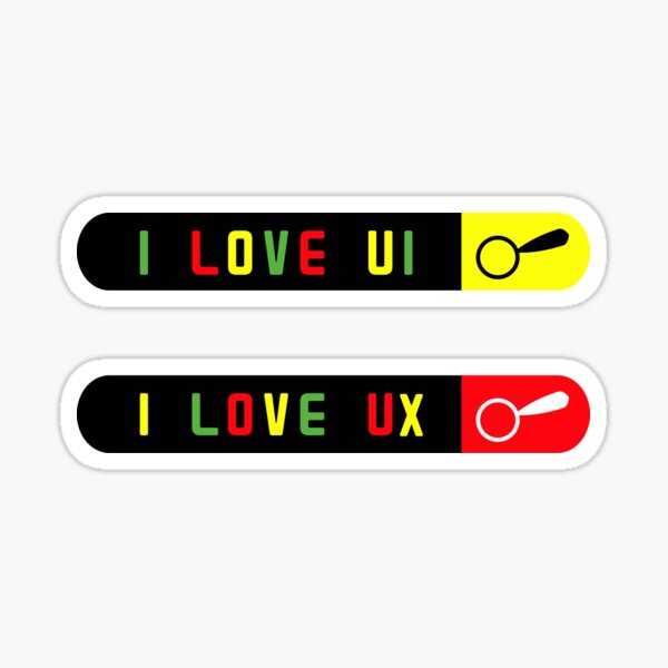 "Colorful Search engine design ui ux" Sticker by SpaceUIUX | Redbubble