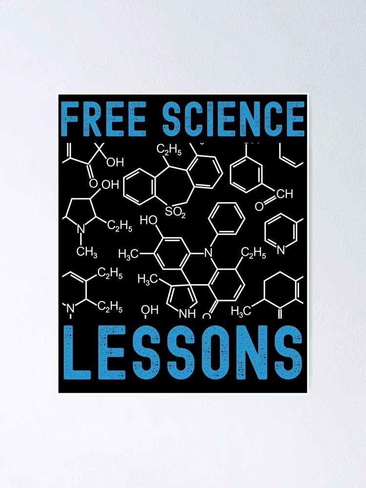 Thumbnail 1 of 3, Poster, Free Science Lessons designed and sold by DesignByMistry.