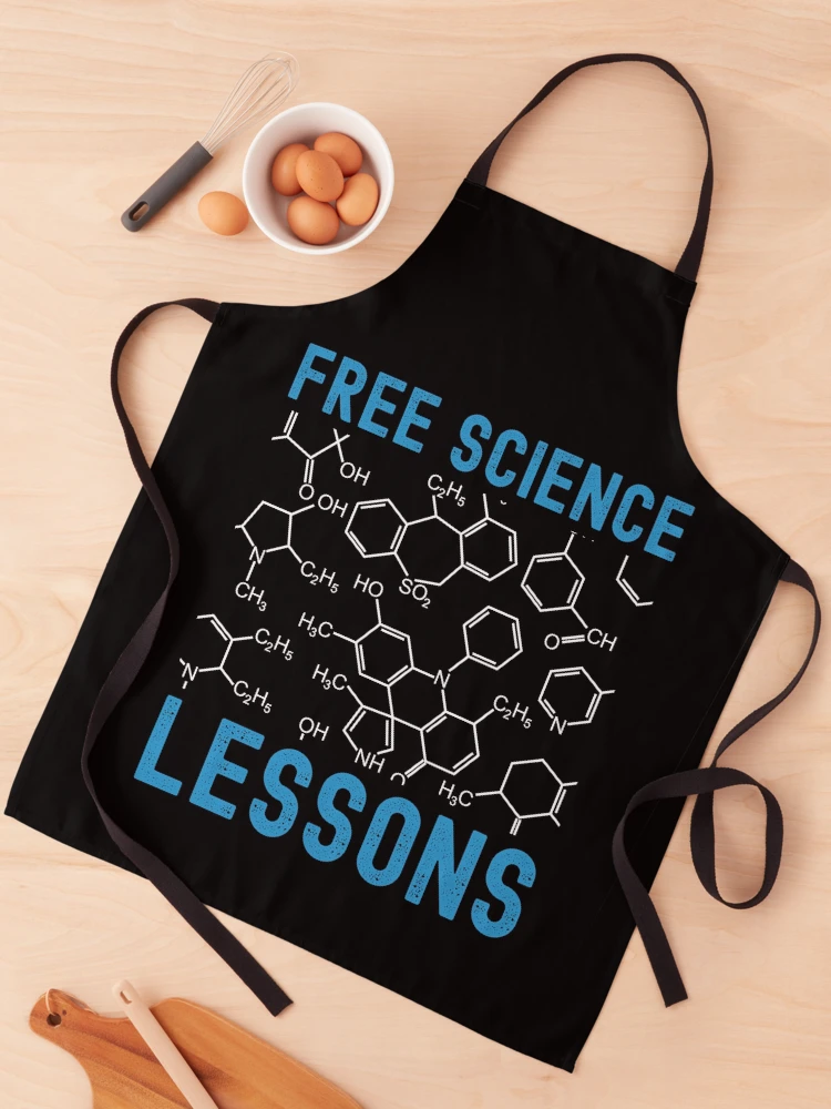 Thumbnail 1 of 6, Apron, Free Science Lessons designed and sold by DesignByMistry.