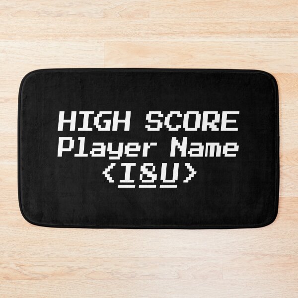 Item preview, HIGH SCORE Player Name I8U designed and sold by redacteddesign.